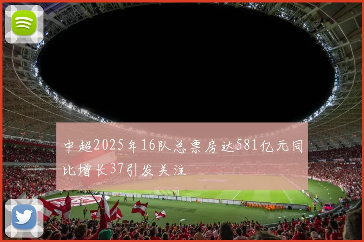 中超2025年16队总票房达581亿元同比增长37引发关注